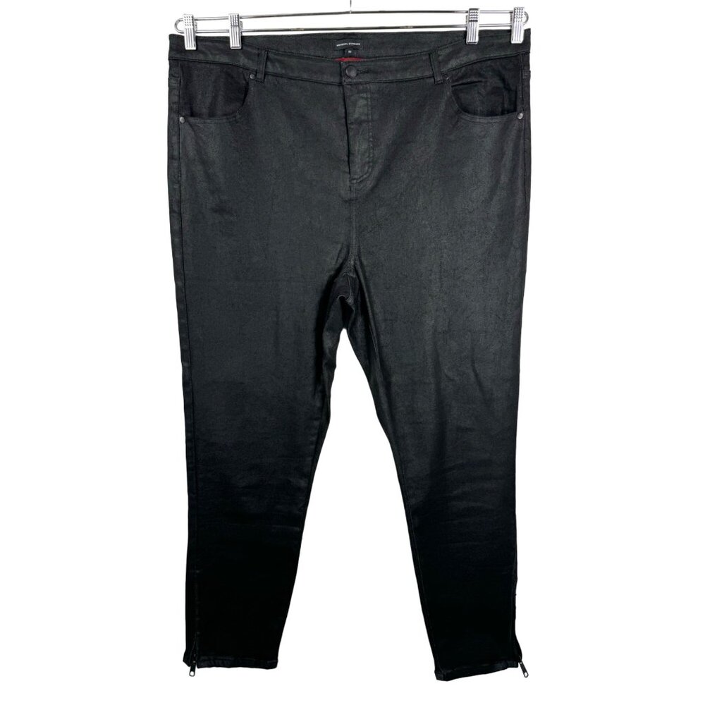 Universal Standard Meuse High Rise Resin‎ Jeans 30" Jeans black sz 22